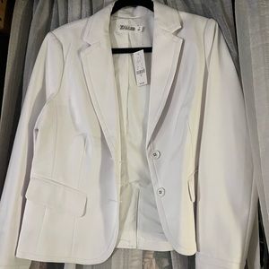 7th Avenue New York & Company White Blazer Jacket Size 10
